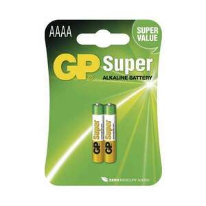 GP BATERIE SPECIALNE ALKALICKE 1, 5V AAAA 25A, 2KS BLISTER, B1306 vyobraziť