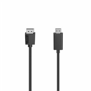 HAMA 200712 KABEL DISPLAYPORT NA HDMI, 1, 5 M, UHD/4K vyobraziť