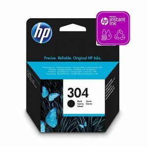 HP 304 ORIGINAL ATRAMENT, BLACK, 120 STRAN, N9K06AE vyobraziť