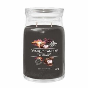 YANKEE CANDLE 1701371E BLACK COCONUT VELKA SVIECKA SIGNATURE 567G vyobraziť