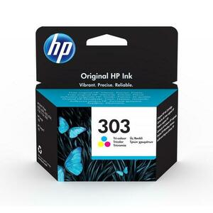 HP ORIGINAL INK T6N01AE, HP 303, COLOR, 165 STR., HP ENVY PHOTO 6230, 7130, 7134, 7830 vyobraziť