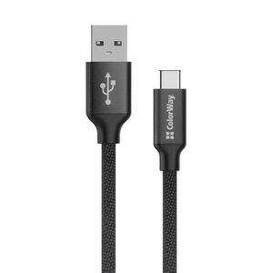 COLORWAY KABEL USB TYPE-C 2.4A 2M, CIERNY (CW-CBUC008-BK) vyobraziť