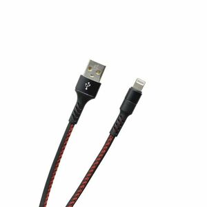 MOBILNET KAB-0118-USB-LIGHT LIGHTNING CIERNY 2A (TPU) 1M KABEL (E) vyobraziť