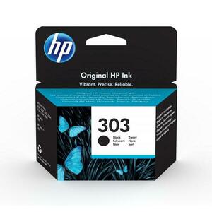 HP ORIGINAL INK T6N02AE, HP 303, BLACK, 200 STR., HP ENVY PHOTO 6230, 7130, 7134, 7830 vyobraziť