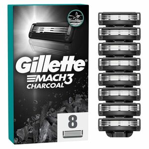 GILLETTE MACH3 CHARCOAL 8 NH vyobraziť