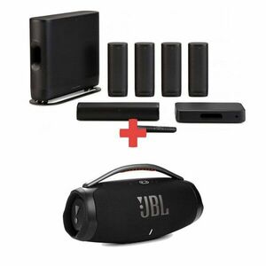 HARMAN KARDON SURROUND + JBL BOOMBOX 3 BLACK vyobraziť