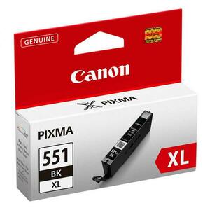 CANON CLI551BK XL ORIGINAL ATRAMENT, BLACK, 1130 STRAN vyobraziť