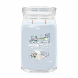 YANKEE CANDLE 1701373E A CALM & QUIET PLACE VELKA SVIECKA SIGNATURE 567G vyobraziť