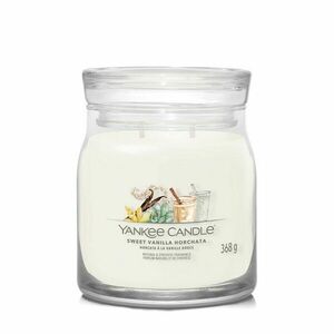 YANKEE CANDLE 1749346E SIG SVIECKA STREDNA SWEET VANILLA HORCHATA vyobraziť