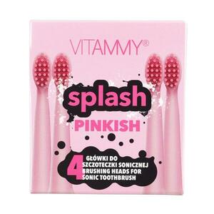 VITAMMY SPLASH, NAHRADNE NASADY NA ZUBNE KEFKY SPLASH, RUZOVA, 4 KS vyobraziť