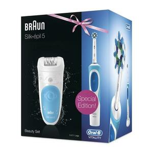 BRAUN SILK EPIL 5-511 + ORAL-B VITALITY vystavený kus vyobraziť