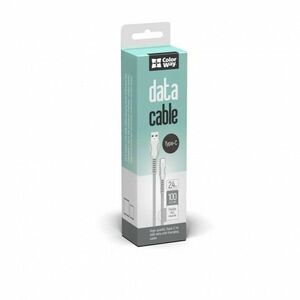 COLORWAY CABLE USB TYPE-C (LINE-DRAWING) 2.4А 1М WHITE (CW-CBUC029-WH) vyobraziť