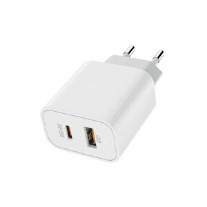 COLORWAY USB CHARGER POWER DELIVERY PORT PPS USB (TYPE-C PD + USB QC3.0) (30W) WHITE (CW-CHS037PD-WT vyobraziť