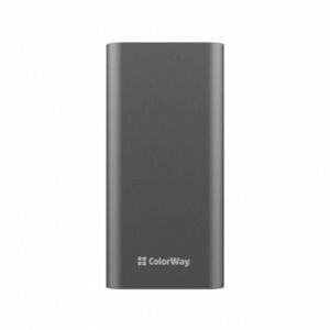 COLORWAY POWER BANK 20 000 MAH FULL (USB QC3.0 + USB-C POWER DELIVERY 22.5W) GRAY (CW-PB200LPH3GR-PD vyobraziť