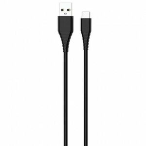 COLORWAY CABLE USB - TYPE-C (PVC) 2.4A 1M BLACK (CW-CBUC026-BK) vyobraziť