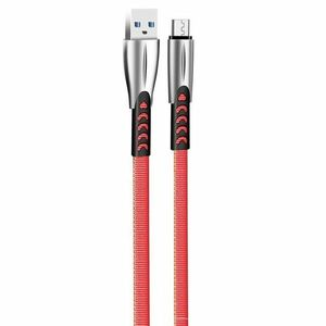 COLORWAY CABLE USB - MICROUSB (ZINC ALLOY) 2.4A 1M RED (CW-CBUM011-RD) vyobraziť