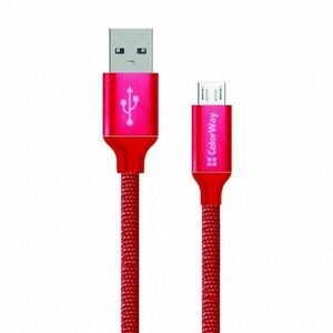 COLORWAY CABLE USB - MICROUSB 2.1A 1M RED (CW-CBUM002-RD) vyobraziť