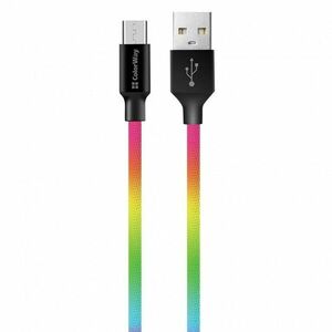 COLORWAY CABLE USB - MICROUSB 2.4A 1M MULTICOLOR (CW-CBUM017-MC) vyobraziť