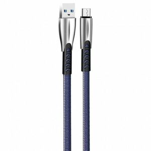 COLORWAY CABLE USB - MICROUSB (ZINC ALLOY) 2.4A 1M BLUE (CW-CBUM011-BL) vyobraziť