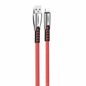 COLORWAY CABLE USB - APPLE LIGHTNING (ZINC ALLOY) 2.4A 1M RED (CW-CBUL010-RD) vyobraziť