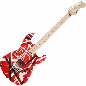 EVH Stripe Series Red with Black Stripes Elektrická gitara vyobraziť