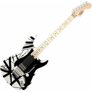 EVH Stripe Series White with Black Stripes Elektrická gitara vyobraziť