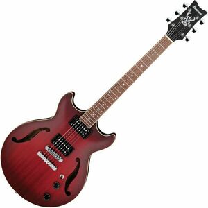 Ibanez AM53-SRF Sunburst Red Flat Semiakustická gitara vyobraziť