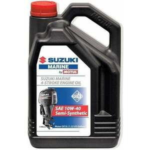 Suzuki Marine 4-Stroke Engine Oil SAE 10W-40 Semi-Synthetic 5 L Lodný motorový olej 4 takt vyobraziť