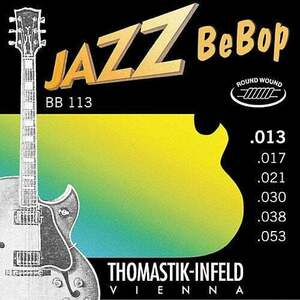 Thomastik BB113 Jazz Bebop Struny pre elektrickú gitaru vyobraziť