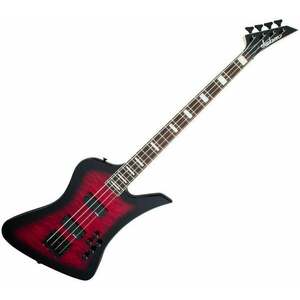 Jackson JS3 Q Kelly Bird AH Transparent Red Burst Elektrická basgitara vyobraziť