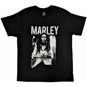 Bob Marley Tričko Black & White Unisex Black M vyobraziť