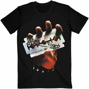 Judas Priest Tričko British Steel Unisex Black L vyobraziť