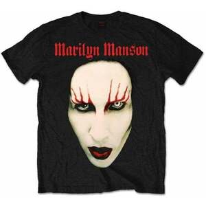 Marilyn Manson Tričko Red Lips Unisex Black L vyobraziť