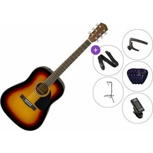 Fender CD-60 SB V3 Deluxe SET Sunburst Akustická gitara vyobraziť