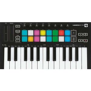 Novation Launchkey 25 MK3 MIDI keyboard Black vyobraziť