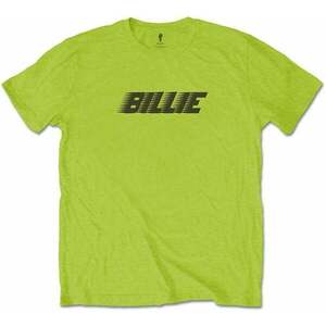 Billie Eilish Tričko Racer Logo & Blohsh Unisex Lime Green S vyobraziť