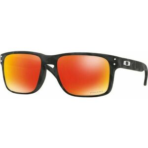 Oakley Holbrook 9102E9 Black Camo/Prizm Ruby Lifestyle okuliare vyobraziť