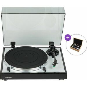 Thorens TD 402 DD Black Gloss Cleaning SET Black Hi-Fi Gramofón vyobraziť