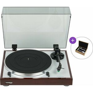 Thorens TD 402 DD Walnut Cleaning SET Walnut Hi-Fi Gramofón vyobraziť