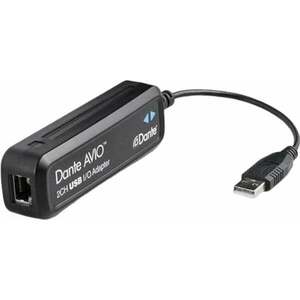 Audinate Dante AVIO USB PC 2x2 Adapter ADP-USB AU 2x2 Digitálny konvertor vyobraziť