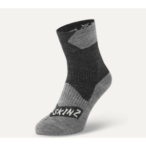 Sealskinz Waterproof All Weather Ankle Length Sock Black/Grey Marl S Cyklo ponožky vyobraziť