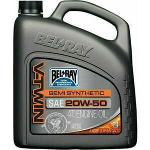 Bel-Ray V-Twin Semi-Synthetic 20W-50 4L Motorový olej vyobraziť