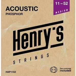 Henry's Phosphor 11-52 Struny pre akustickú gitaru vyobraziť