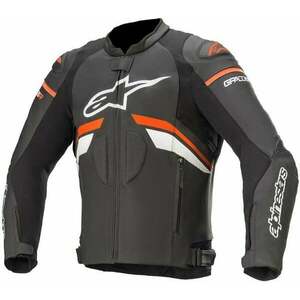 Alpinestars GP Plus R V3 Leather Jacket Black/Red Fluorescent/White 50 Kožená bunda vyobraziť