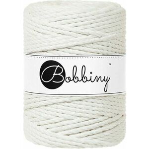 Bobbiny 3PLY Macrame Rope 5 mm 100 m Off White Špagát vyobraziť