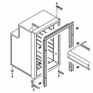 Isotherm Frame 3-Side Flush Mounting Inox for CR65 Clean Touch vyobraziť