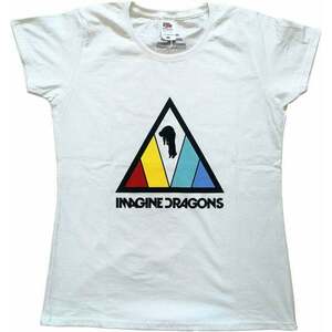 Imagine Dragons Tričko Triangle Logo Womens White XS vyobraziť