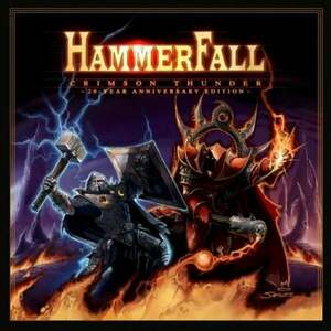 Hammerfall - Crimson Thunder - 20 Year Anniversary Edition (Silver Coloured) (2 LP) vyobraziť