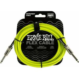 Ernie Ball Flex Instrument Cable Straight/Straight 3 m Rovný - Rovný Nástrojový kábel vyobraziť