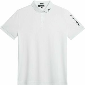 J.Lindeberg Tour Tech Slim Fit Mens White L Polo košeľa vyobraziť